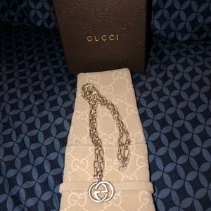 USED Gucci Logo Pendant